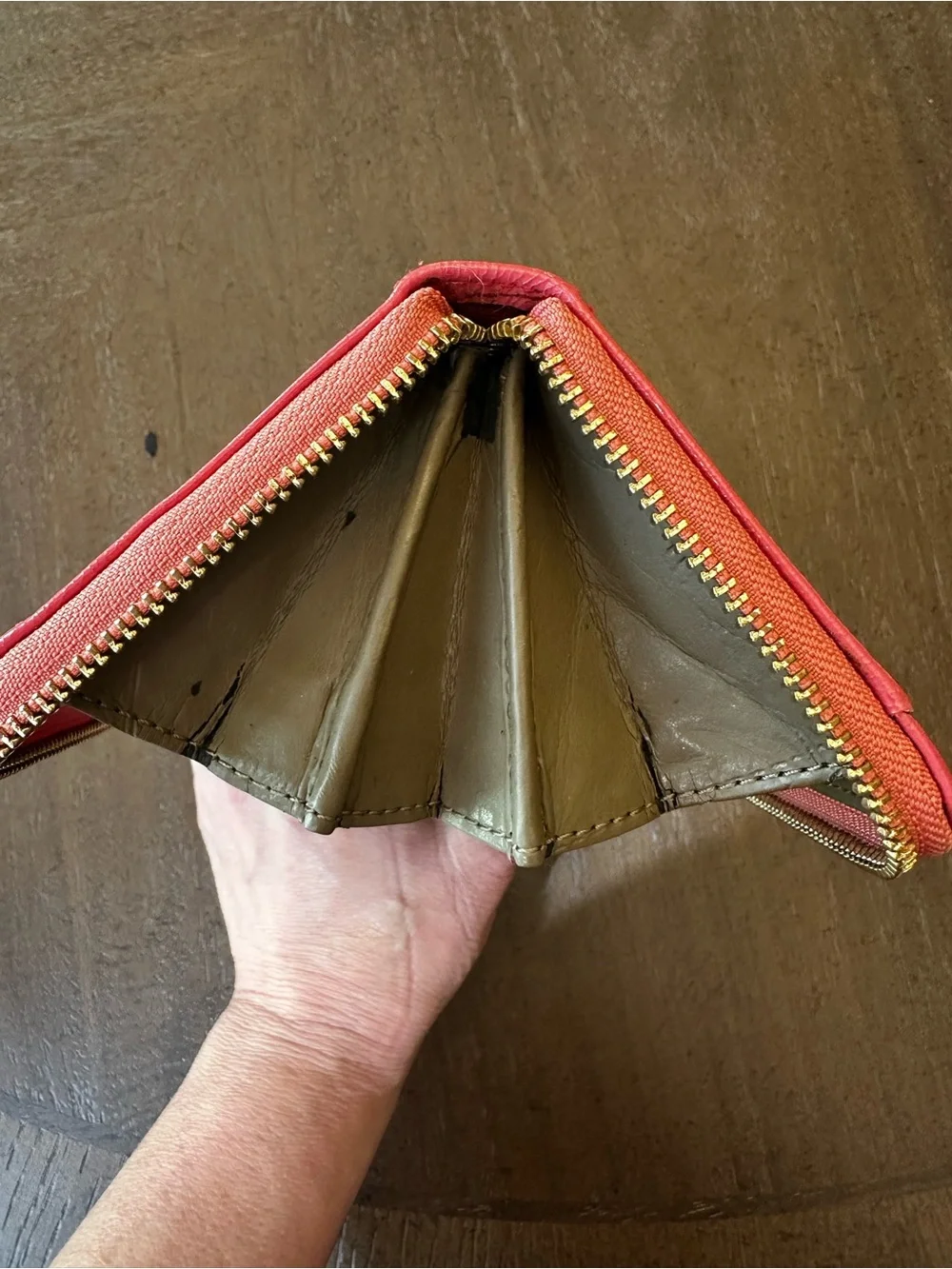 COACH Poppy Continental wallet- LOOK AT ALL PICS